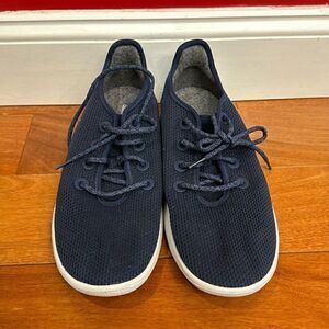 Allbirds Indeed Tree Runners Sneaker Womens Navy Lace‎ Up Low Top Walking 12